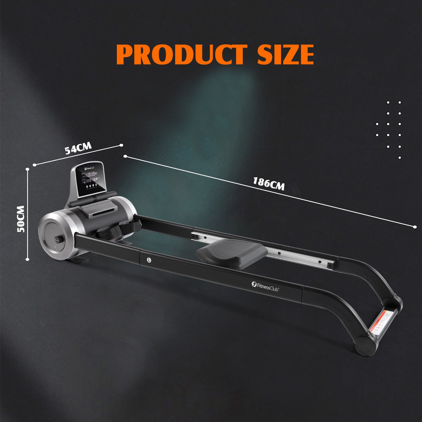 Rowing Machine With Electromagnetic Resistance