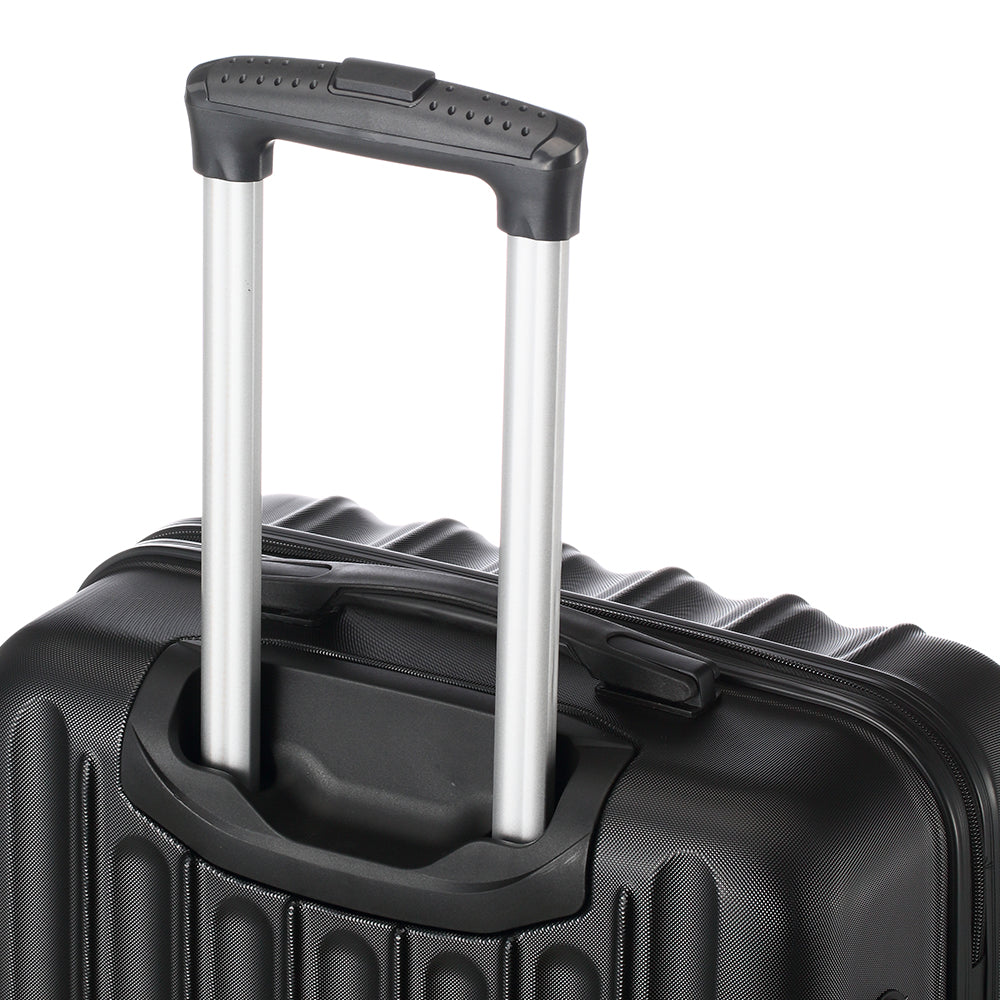 Suitcases 3 Pieces Black