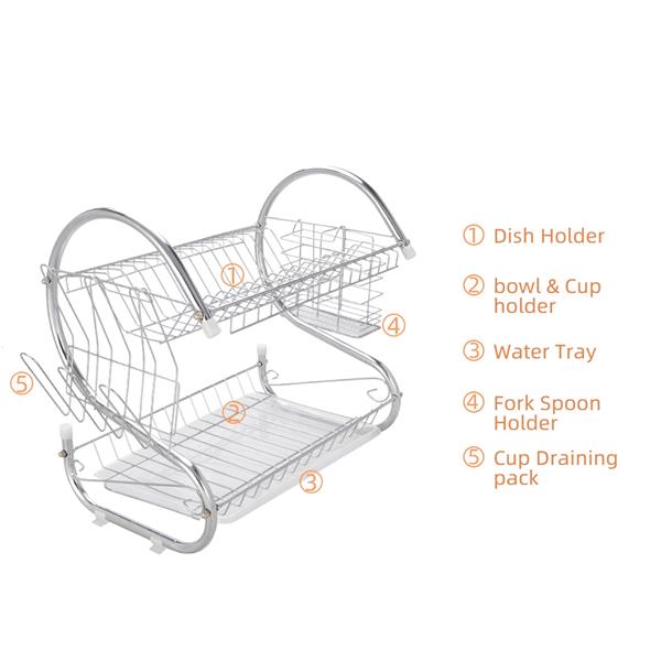 S-shaped Dish Rack