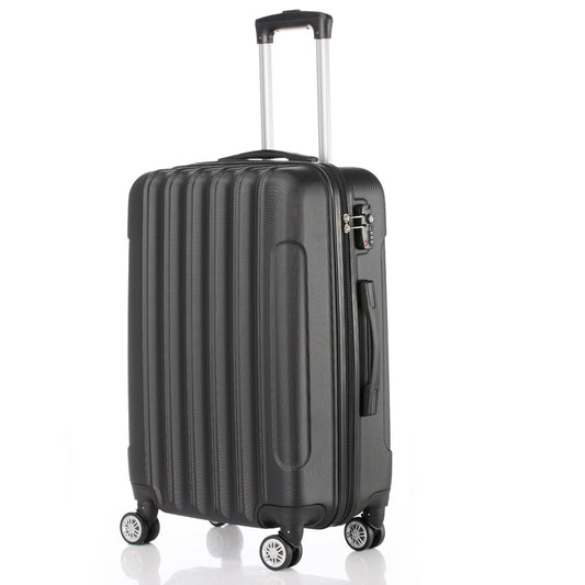 Suitcases 3 Pieces Black