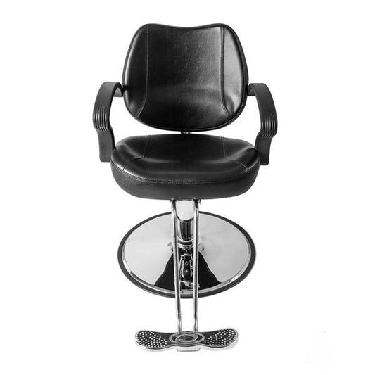Woman Barber Chair Black