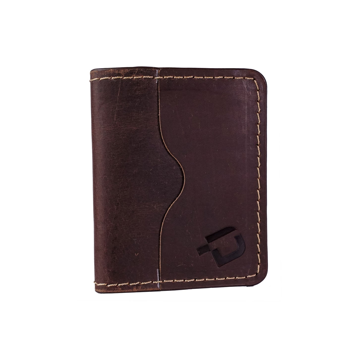 Classic Card Holder, Crazy Horse Leather, 6 Card Slots, Brown. RR-CH-B150