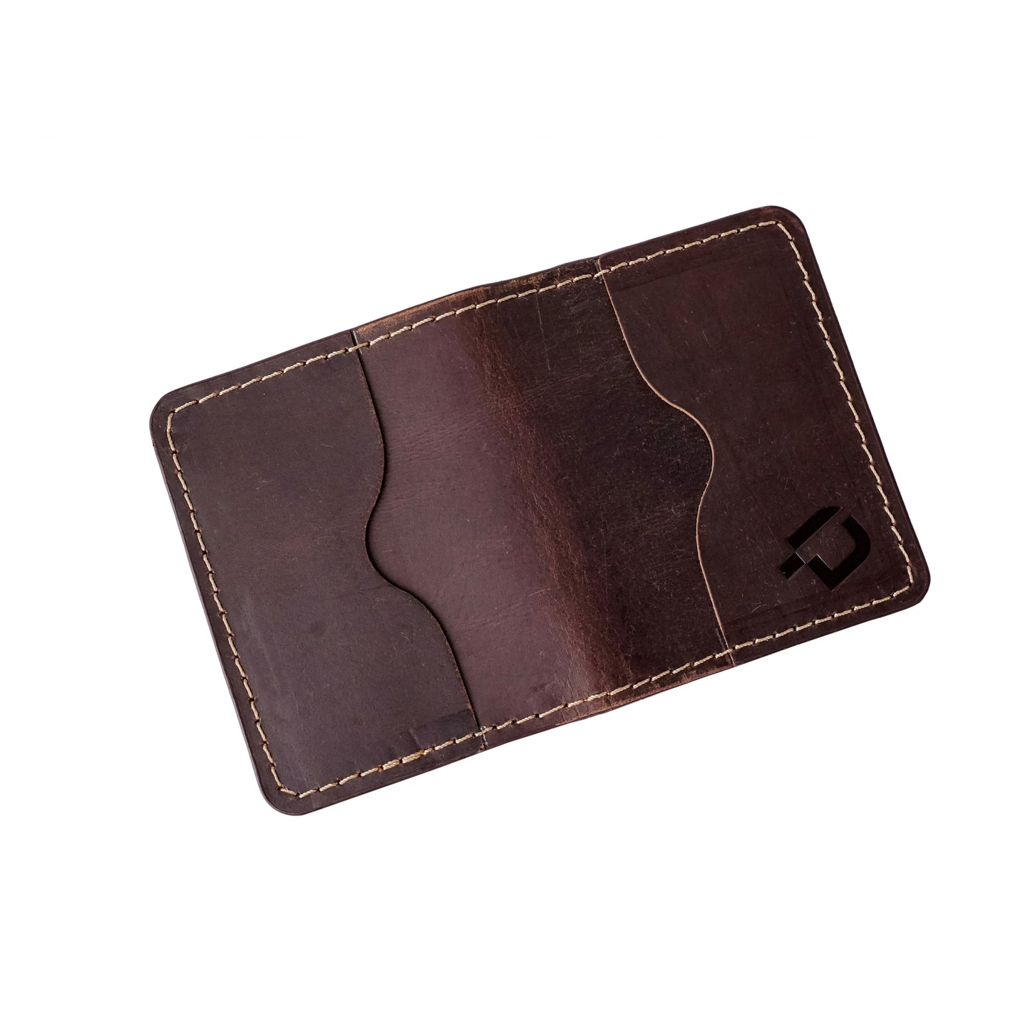 Classic Card Holder, Crazy Horse Leather, 6 Card Slots, Brown. RR-CH-B150