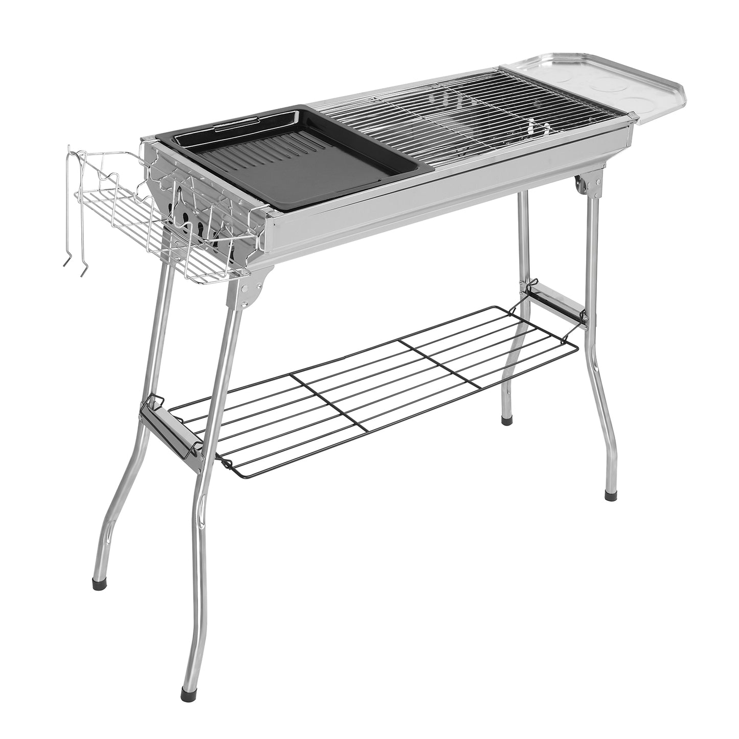 Portable Large Stainless Steel Grill Baking Tray