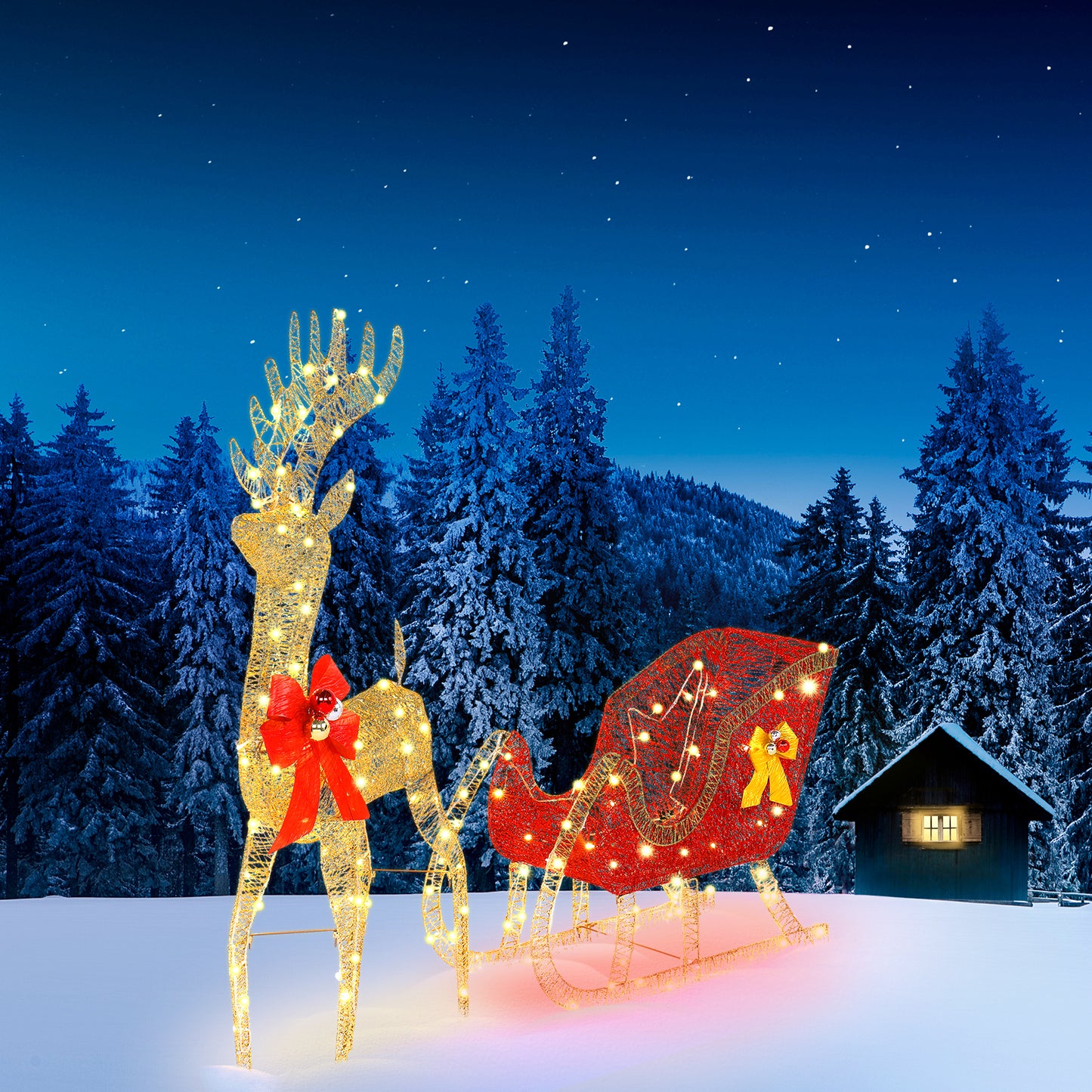 Courtyard Elk Decoration