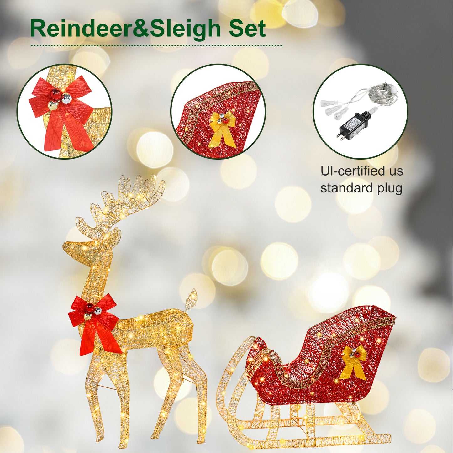 Courtyard Elk Decoration