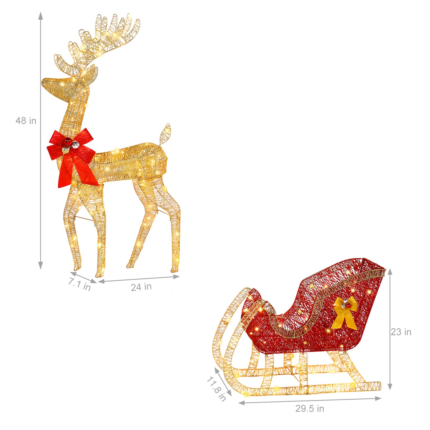 Courtyard Elk Decoration